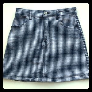 Brandy Melville Checkered Skirt